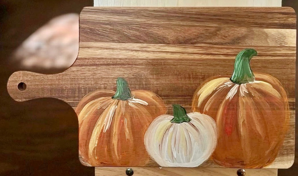 Fall Cutting Board Painting
