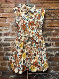 Falling Leaves Sleeveless Dress